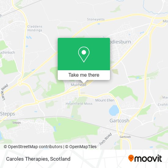 Caroles Therapies map