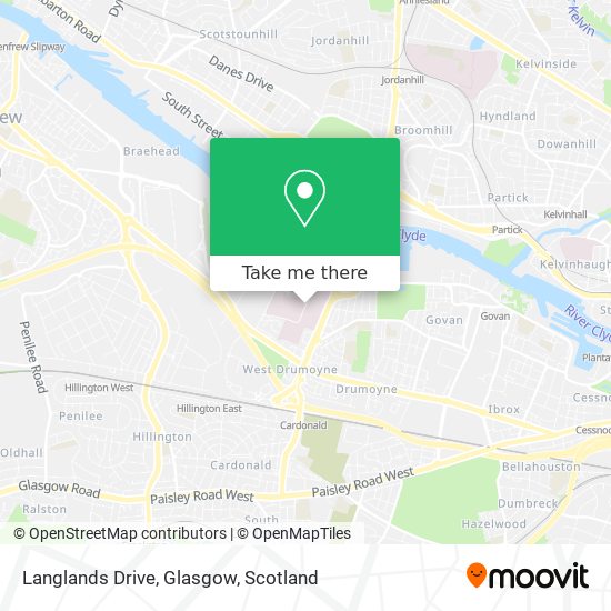Langlands Drive, Glasgow map
