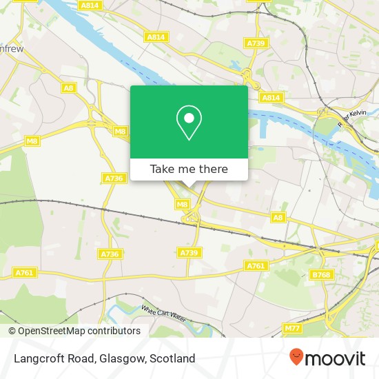 Langcroft Road, Glasgow map