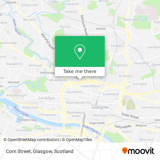 Corn Street, Glasgow map