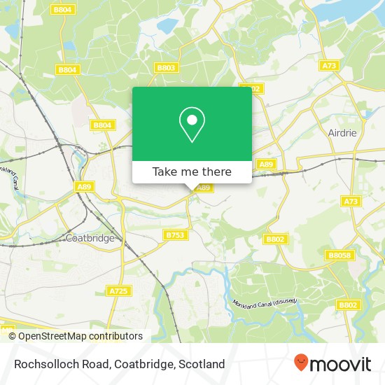 Rochsolloch Road, Coatbridge map