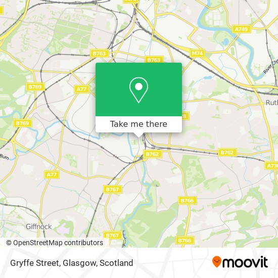 Gryffe Street, Glasgow map