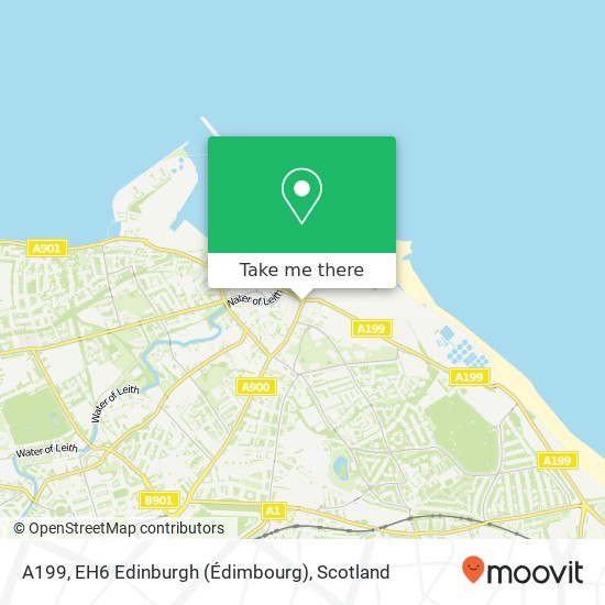 A199, EH6 Edinburgh (Édimbourg) map