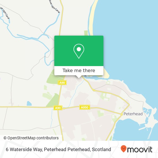 6 Waterside Way, Peterhead Peterhead map