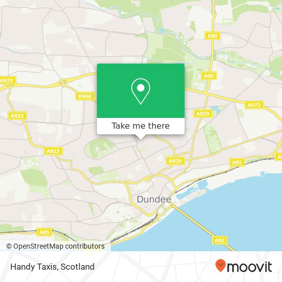 Handy Taxis map