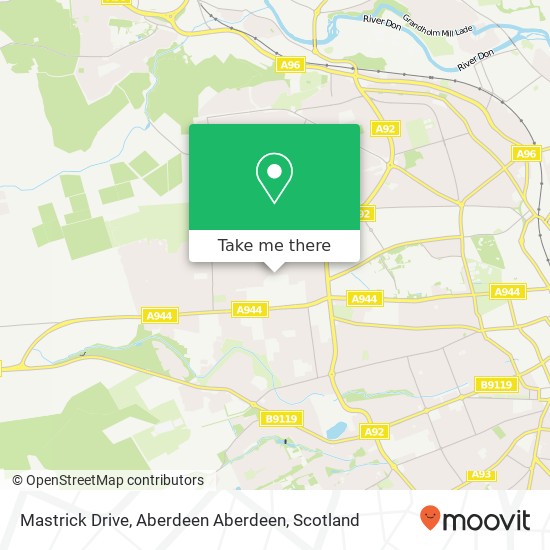 Mastrick Drive, Aberdeen Aberdeen map