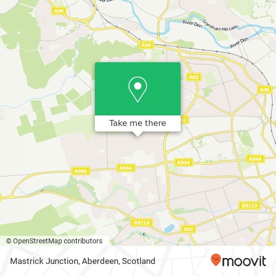Mastrick Junction, Aberdeen map