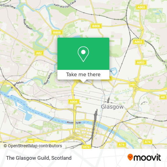 The Glasgow Guild map