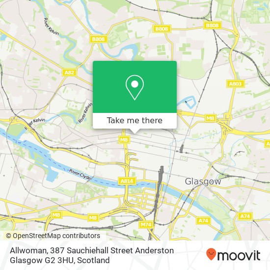 Allwoman, 387 Sauchiehall Street Anderston Glasgow G2 3HU map