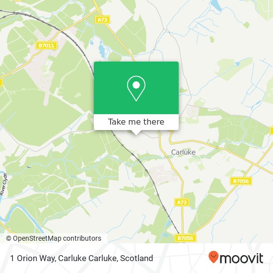 1 Orion Way, Carluke Carluke map