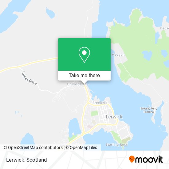 Lerwick map