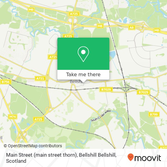 Main Street (main street thorn), Bellshill Bellshill map