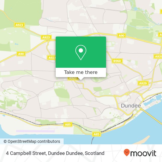 4 Campbell Street, Dundee Dundee map