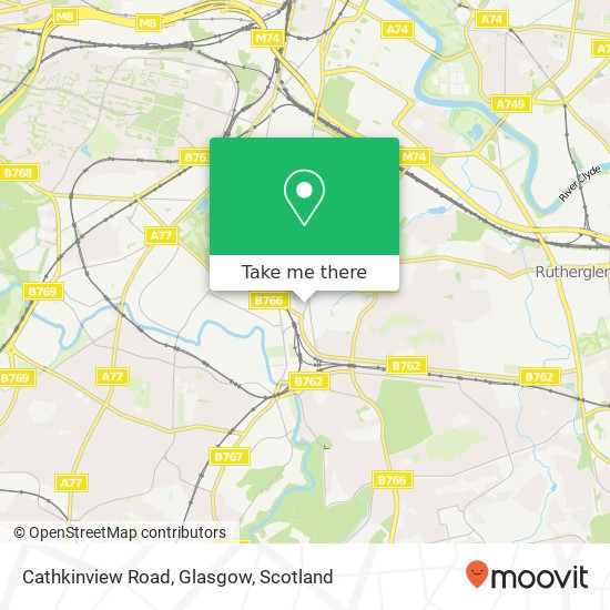 Cathkinview Road, Glasgow map