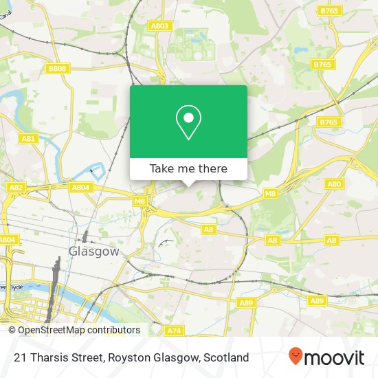 21 Tharsis Street, Royston Glasgow map