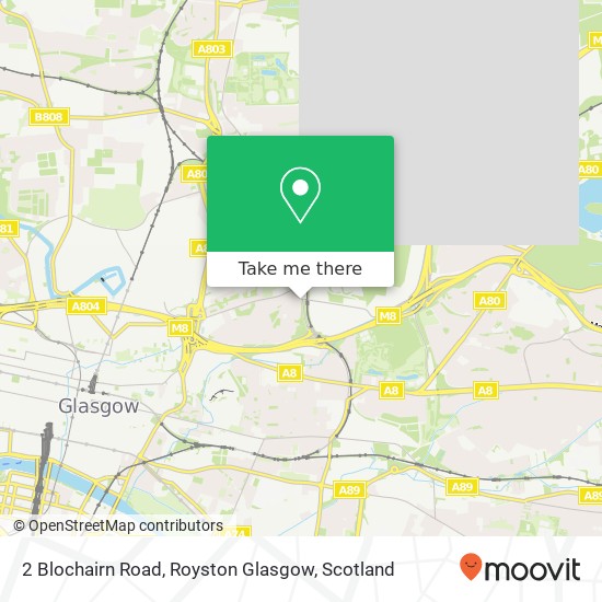 2 Blochairn Road, Royston Glasgow map
