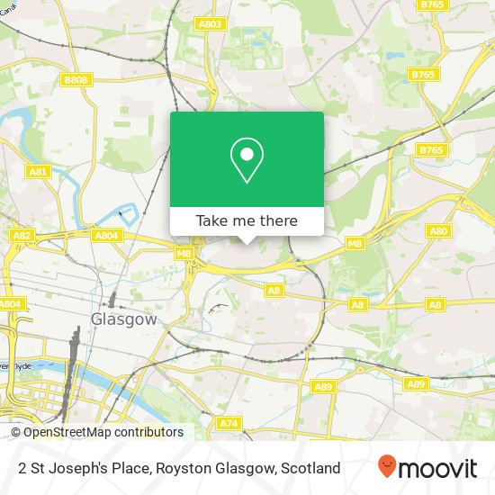 2 St Joseph's Place, Royston Glasgow map