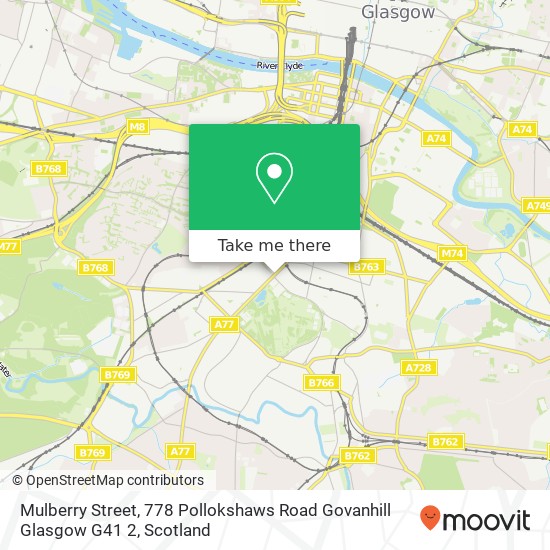 Mulberry Street, 778 Pollokshaws Road Govanhill Glasgow G41 2 map