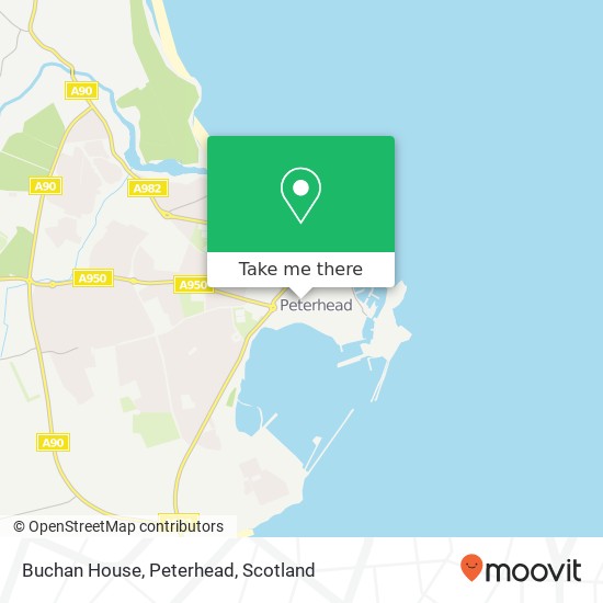 Buchan House, Peterhead map