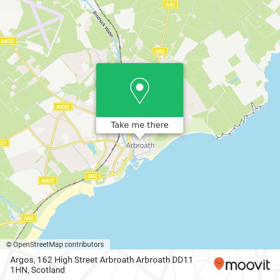 Argos, 162 High Street Arbroath Arbroath DD11 1HN map