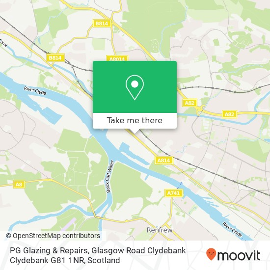 PG Glazing & Repairs, Glasgow Road Clydebank Clydebank G81 1NR map