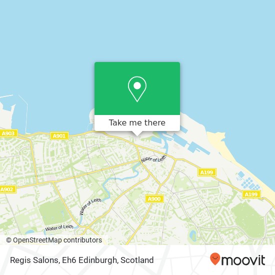 Regis Salons, Eh6 Edinburgh map