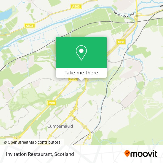 Invitation Restaurant map