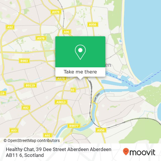 Healthy Chat, 39 Dee Street Aberdeen Aberdeen AB11 6 map