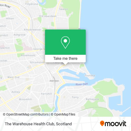 The Warehouse Health Club map