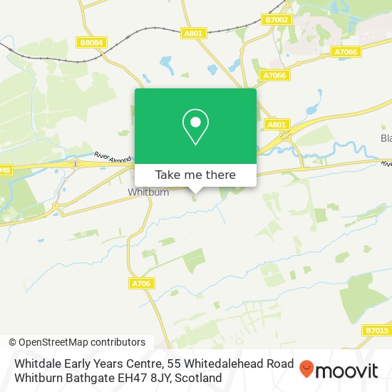 Whitdale Early Years Centre, 55 Whitedalehead Road Whitburn Bathgate EH47 8JY map