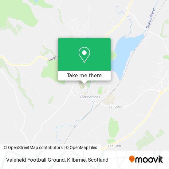 Valefield Football Ground, Kilbirnie map