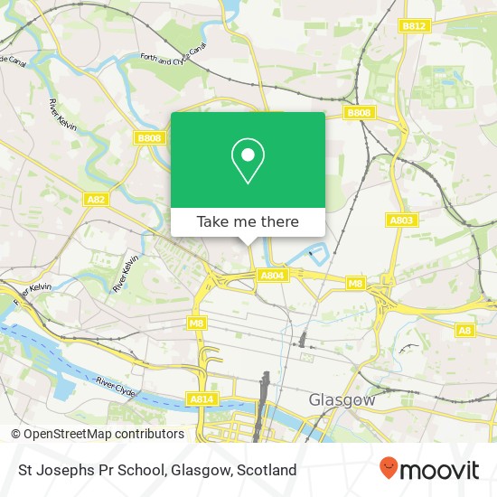 St Josephs Pr School, Glasgow map