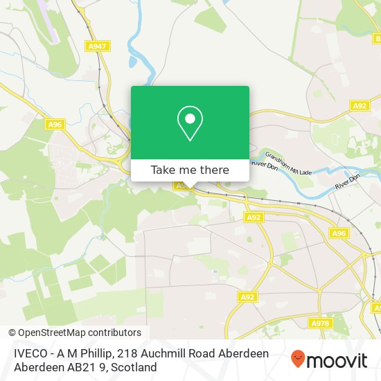IVECO - A M Phillip, 218 Auchmill Road Aberdeen Aberdeen AB21 9 map