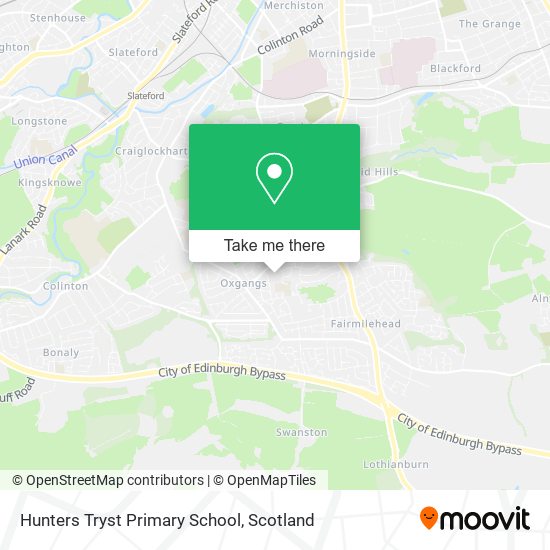 Hunters Tryst Primary School map