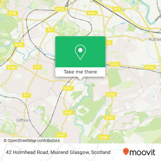 42 Holmhead Road, Muirend Glasgow map