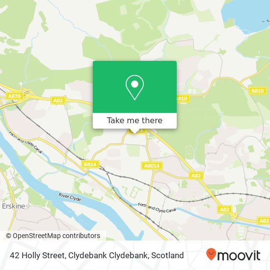 42 Holly Street, Clydebank Clydebank map