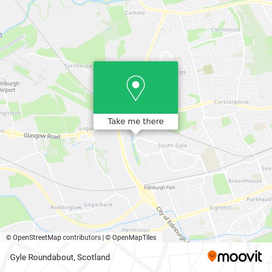 Gyle Roundabout map