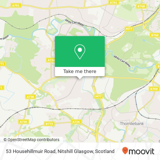 53 Househillmuir Road, Nitshill Glasgow map