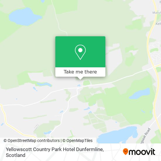 Yellowscott Country Park Hotel Dunfermline map