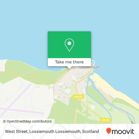 West Street, Lossiemouth Lossiemouth map