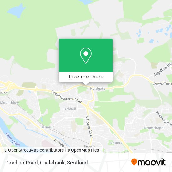 Cochno Road, Clydebank map