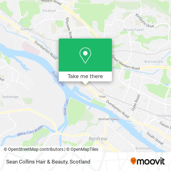 Sean Collins Hair & Beauty map