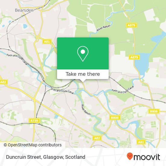 Duncruin Street, Glasgow map