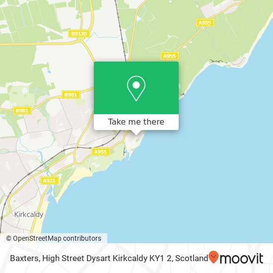 Baxters, High Street Dysart Kirkcaldy KY1 2 map