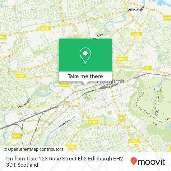 Graham Tiso, 123 Rose Street Eh2 Edinburgh EH2 3DT map