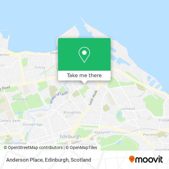 Anderson Place, Edinburgh map