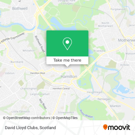 David Lloyd Clubs map