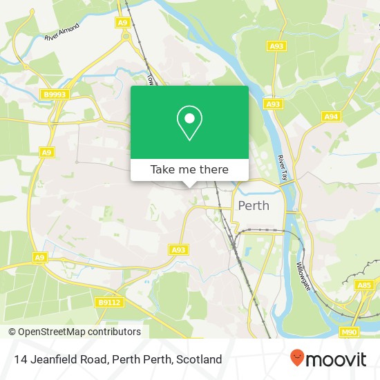 14 Jeanfield Road, Perth Perth map