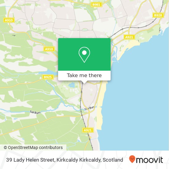 39 Lady Helen Street, Kirkcaldy Kirkcaldy map