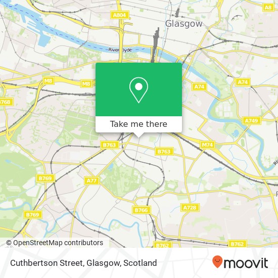 Cuthbertson Street, Glasgow map